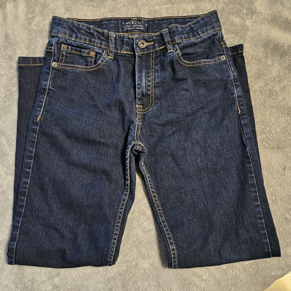 Lucky Brand Classic Straight Jeans Dark Wash Size 12